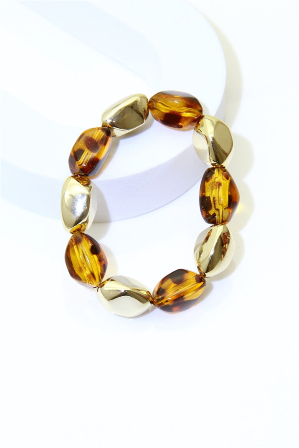 Amber Glow – Elastische Armband