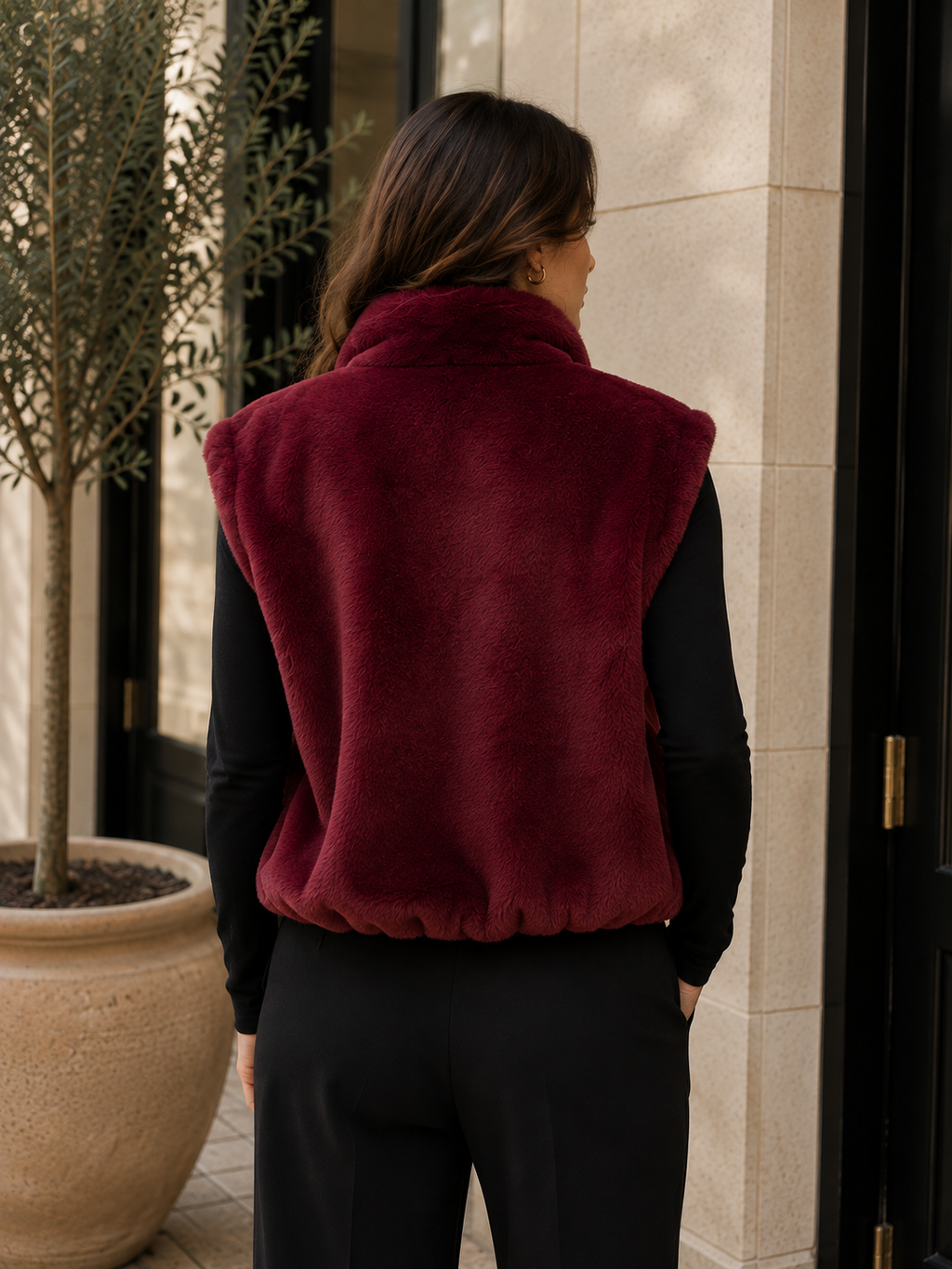 Odette bodywarmer - bordeaux