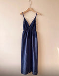 Elodie Long Dress Navy
