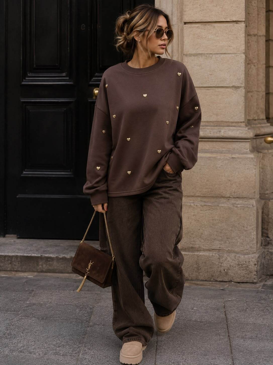Golden Heart Sweater