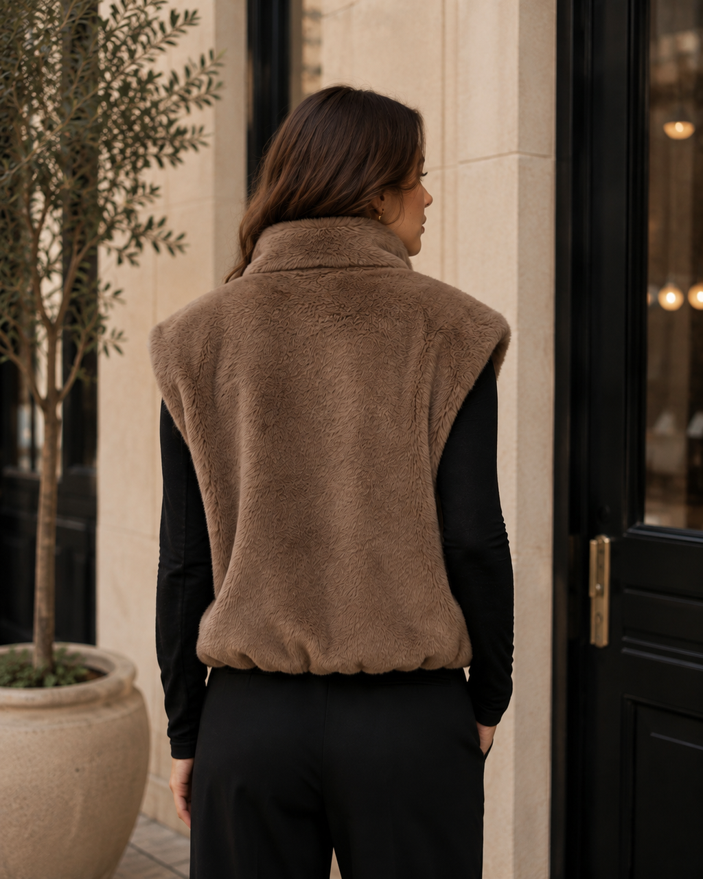 Odette bodywarmer - Taupe