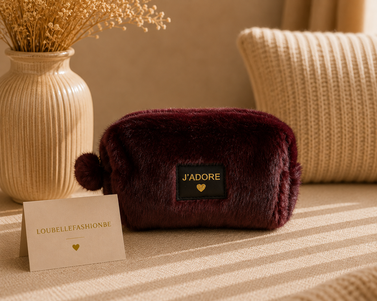 J’Adore Pouch – Bordeaux