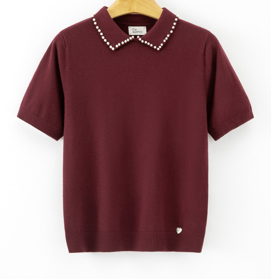 Pearl pull bordeaux