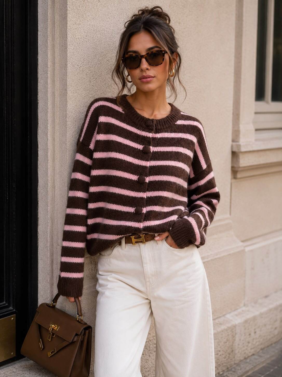Rosie Striped Cardigan