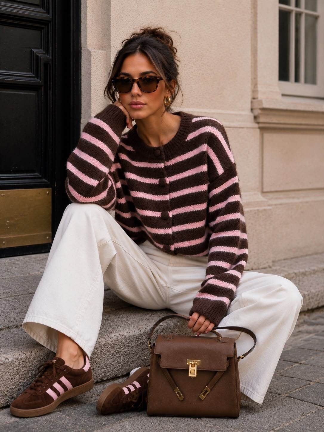 Rosie Striped Cardigan