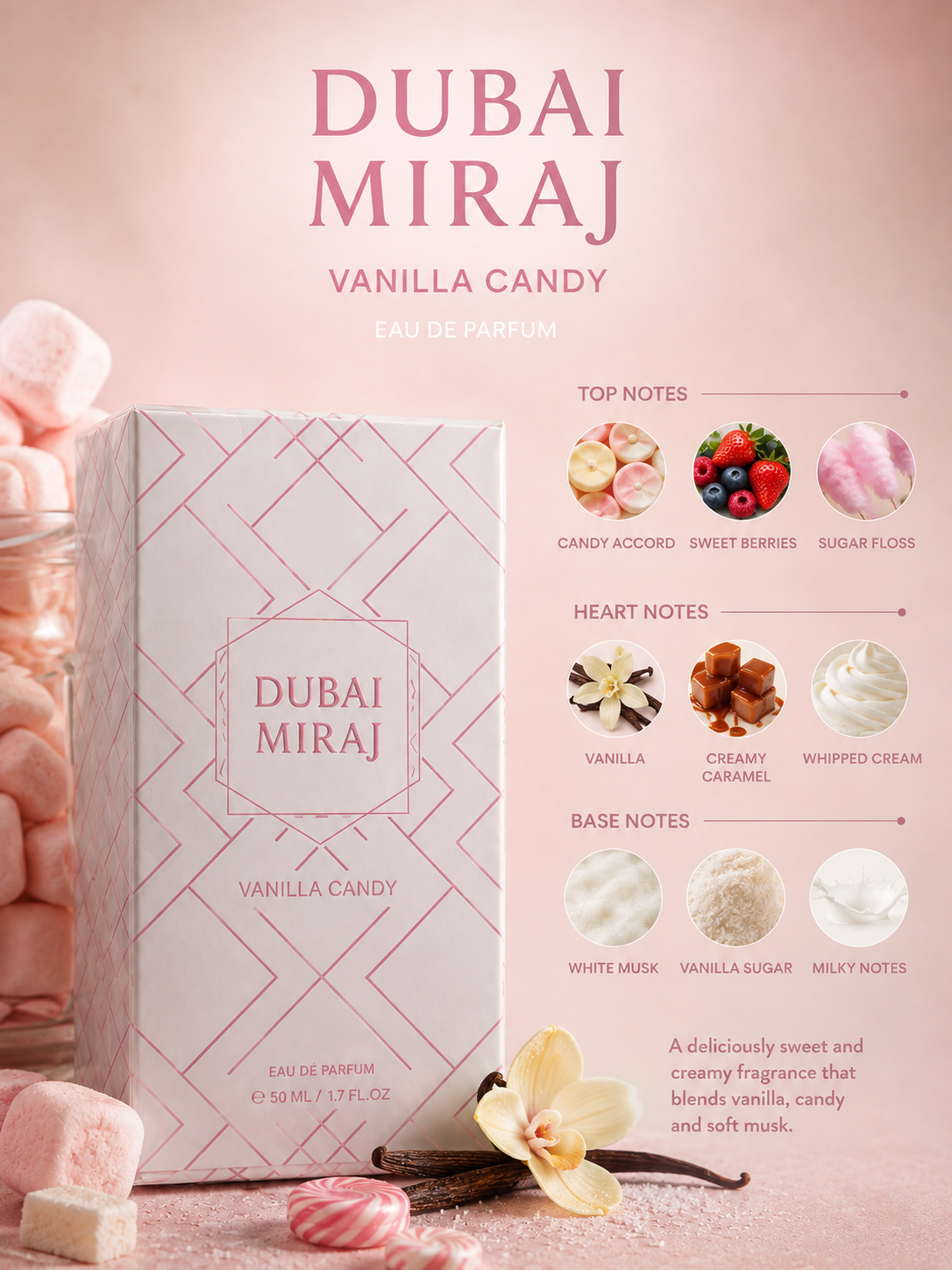 Vanilla candy - dubai miraj 50ml