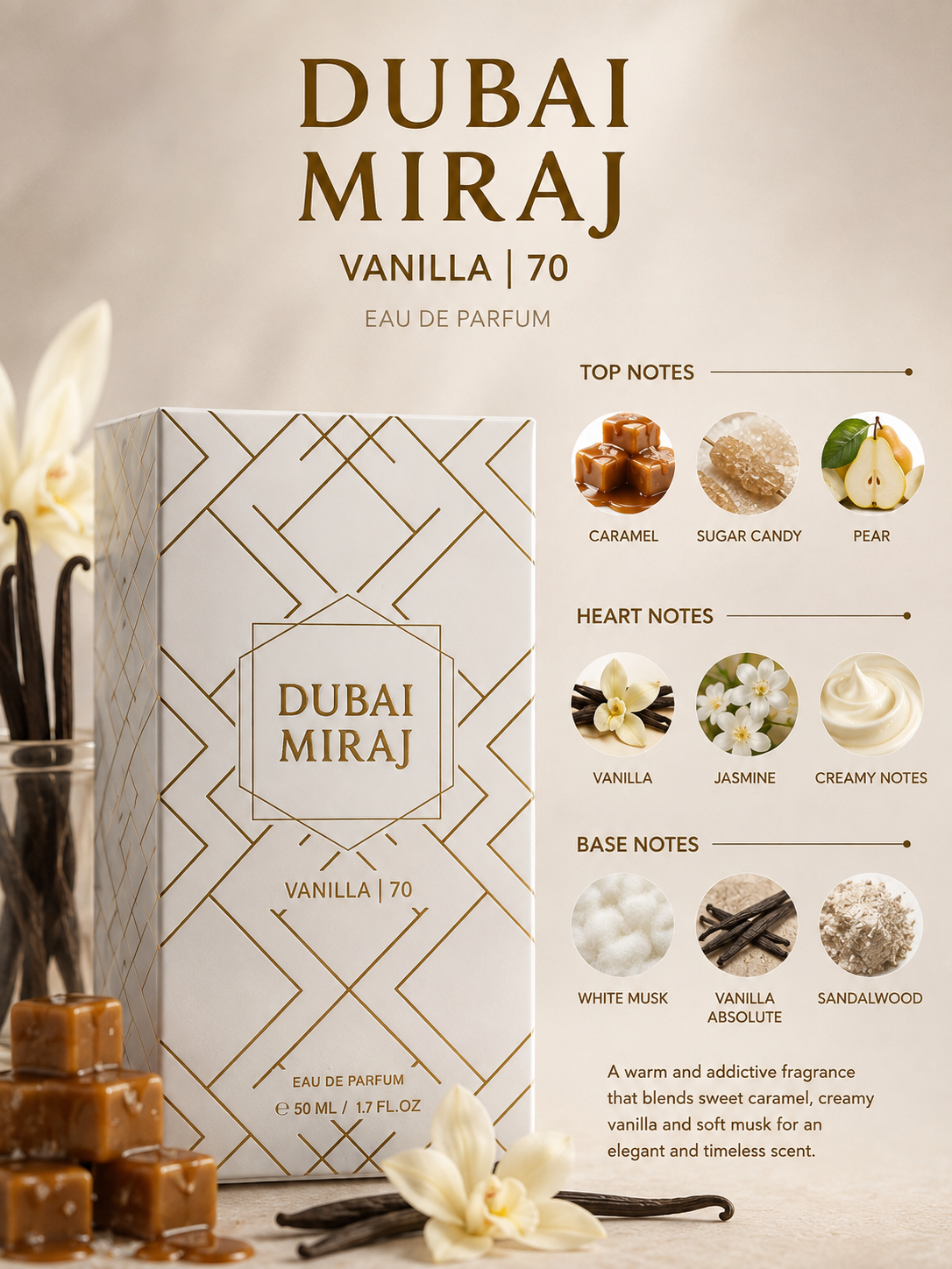 Vanilla|70 Dubai Miraj 50ml