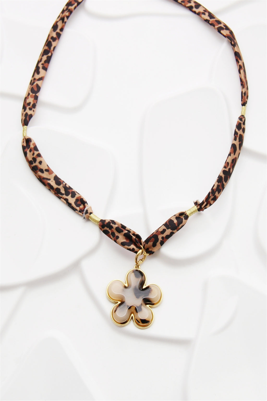 Wild Bloom Leopard Necklace 🌸🐆