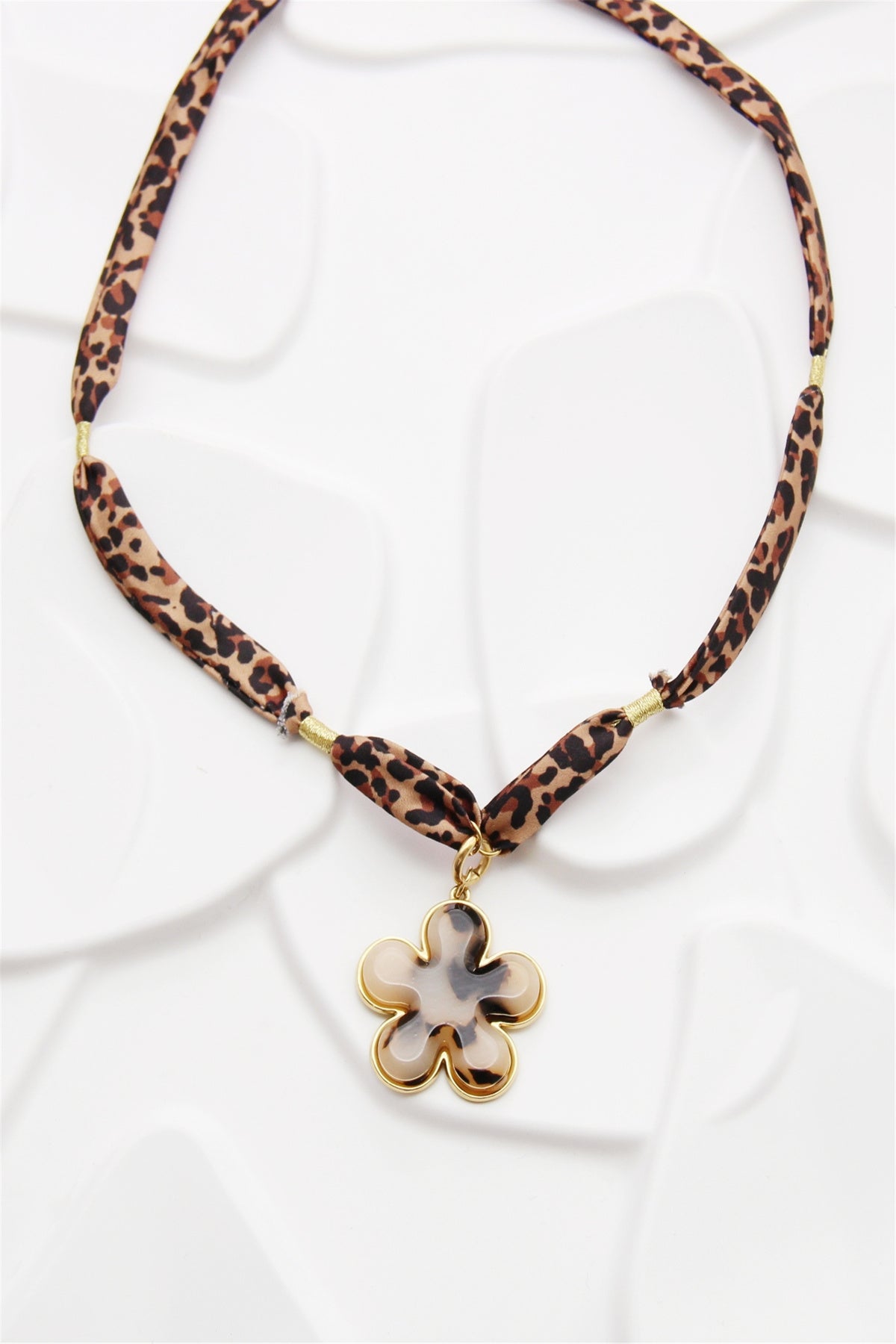 Wild Bloom Leopard Necklace 🌸🐆