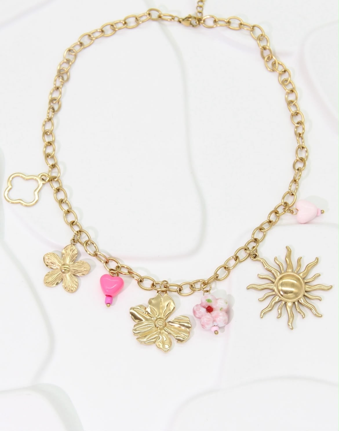 Flora Charm Necklace