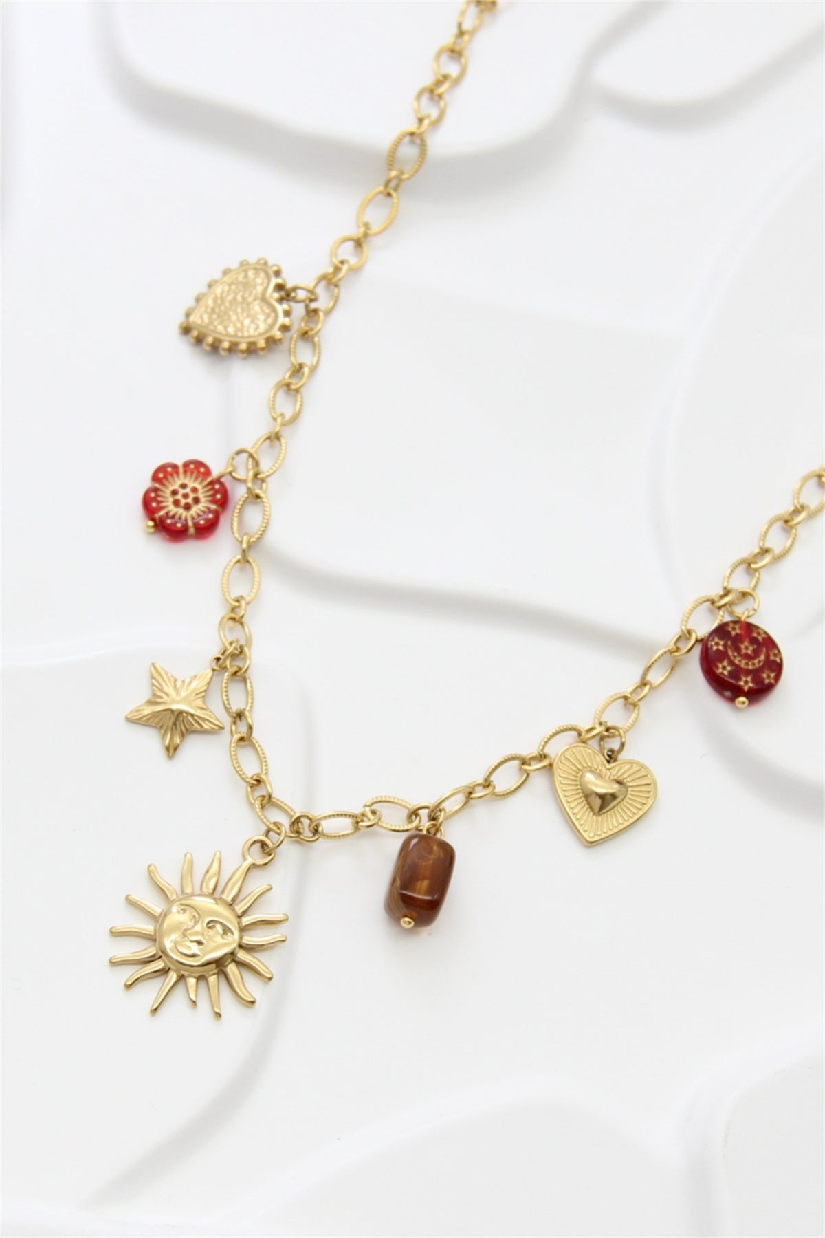 Amore Soleil Charm Necklace