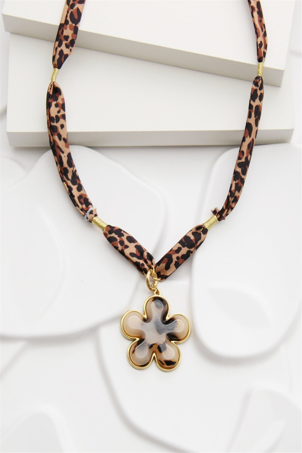 Wild Bloom Leopard Necklace 🌸🐆
