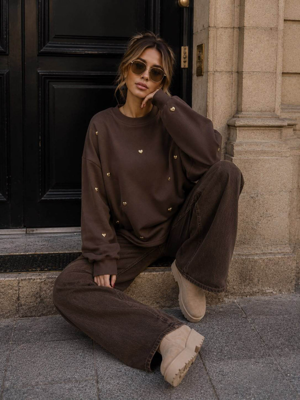 Golden Heart Sweater
