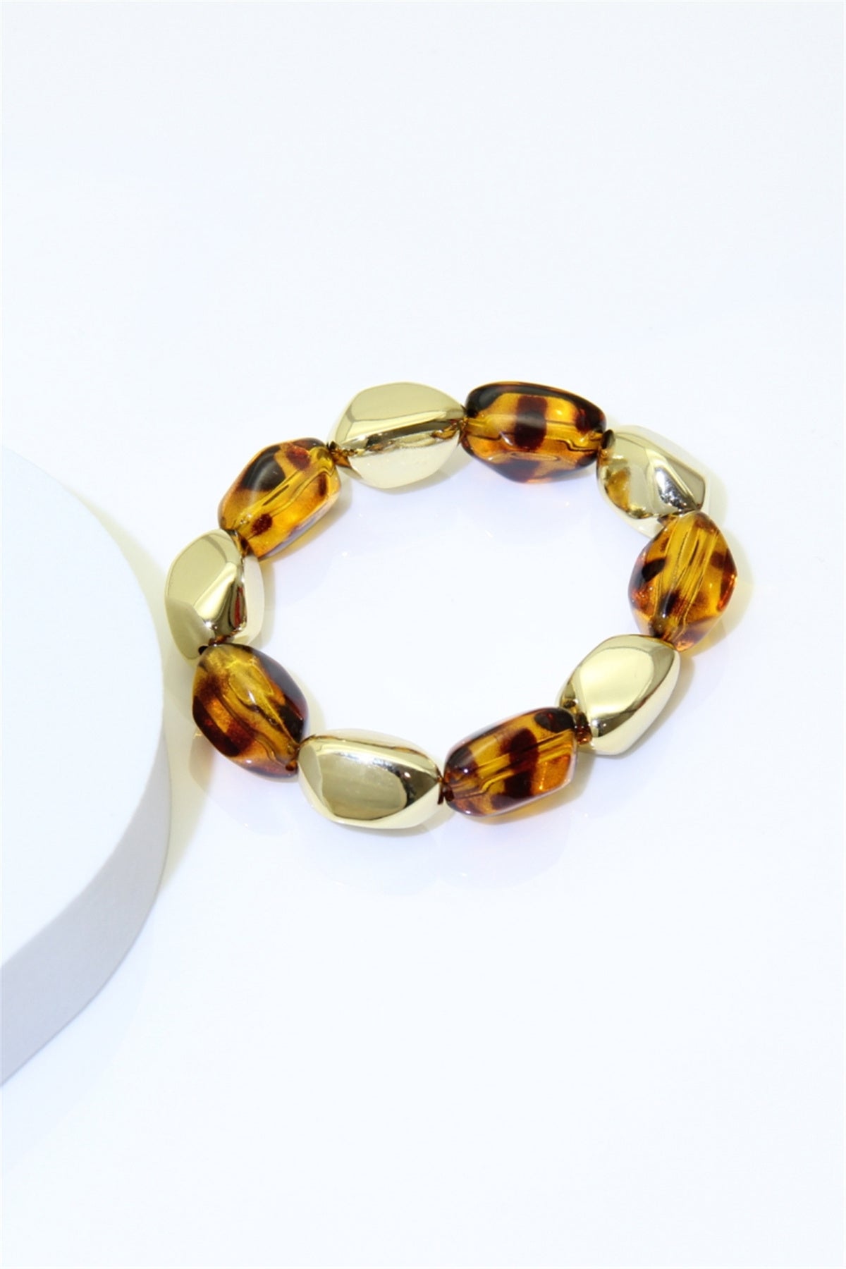 Amber Glow – Elastische Armband