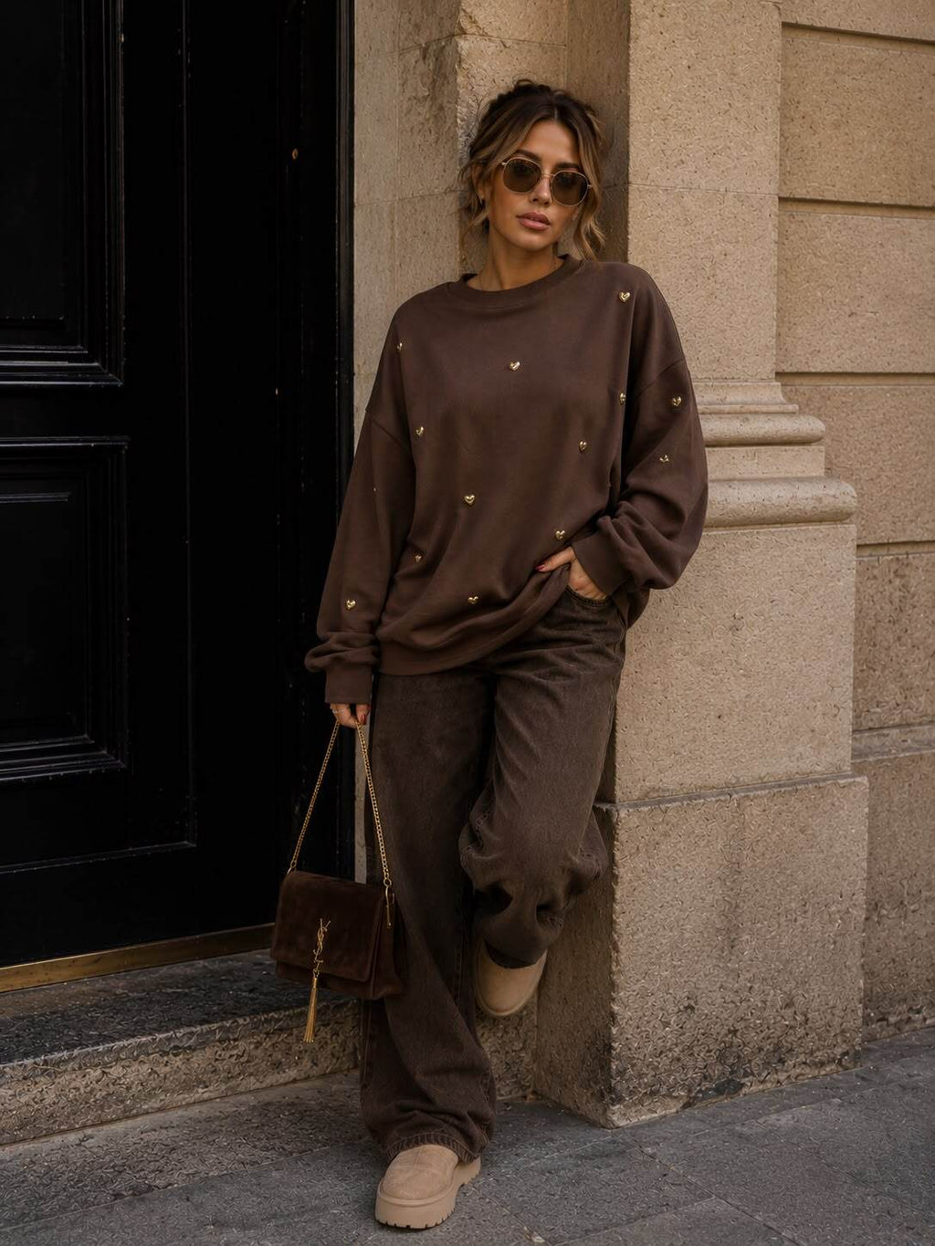 Golden Heart Sweater