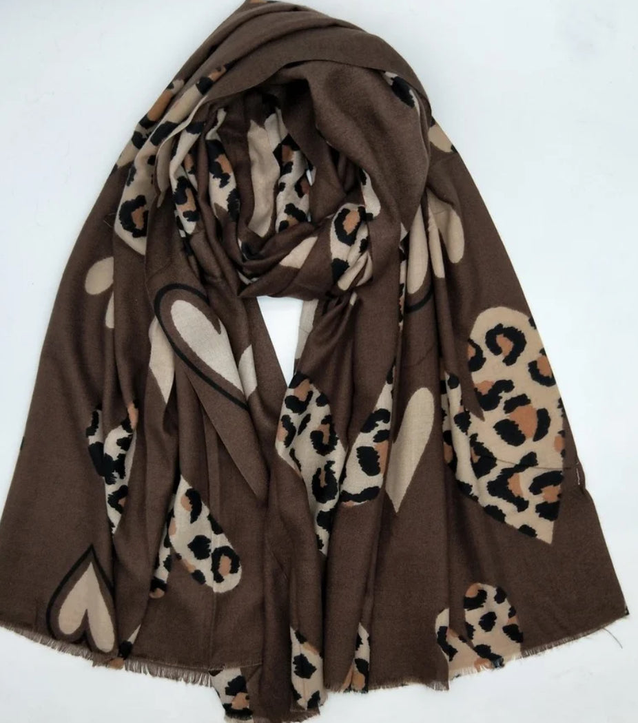 Leopard love sjaal