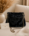 Coco Noir Fluffy Bag