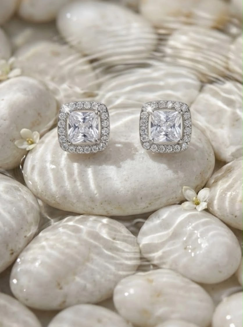 Aurora Silver Earrings